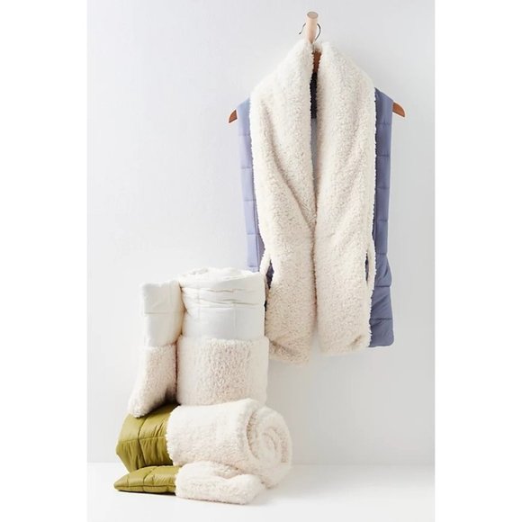 Free People Accessories - NEW Free People FP Movement Downhill Puffer Scarf In Snow White